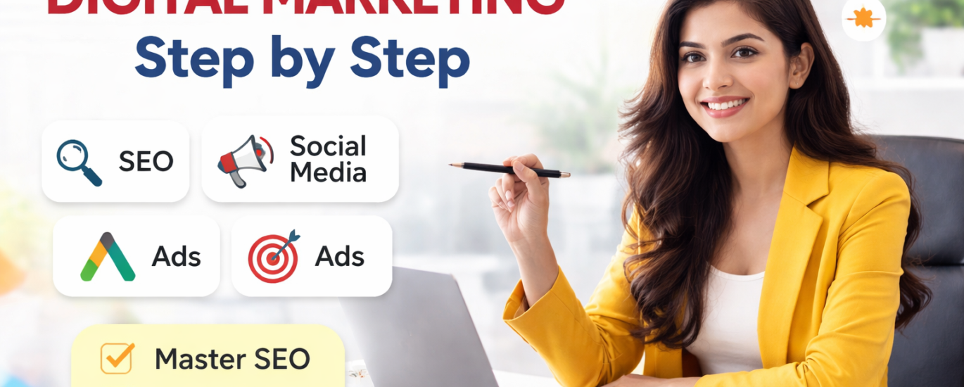 how to learn digital marketing step by step