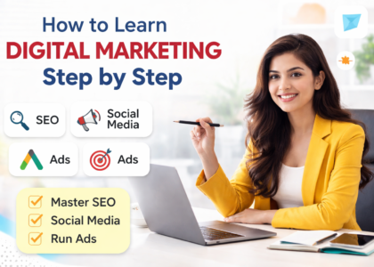 how to learn digital marketing step by step